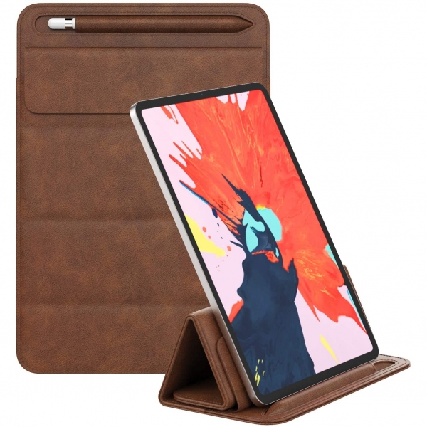 MoKo iPad Pro Tablet Klf (12.9 in)-Brown