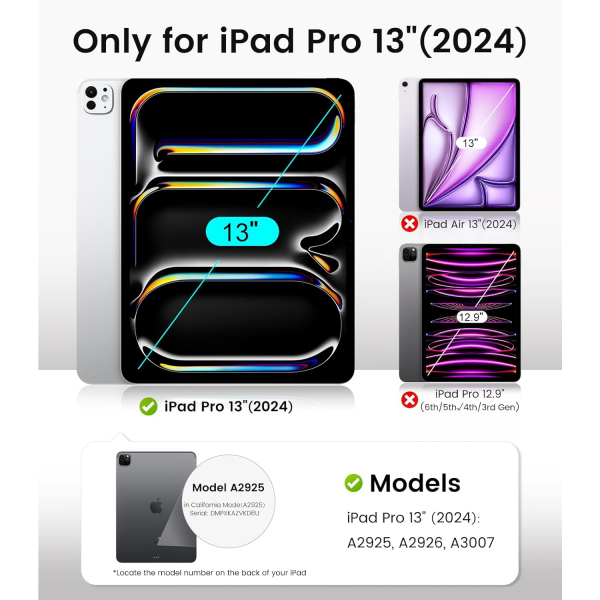 EZ-GLAZ iPad Pro M4 Ekran Koruyucu (13 in)(2 Adet)