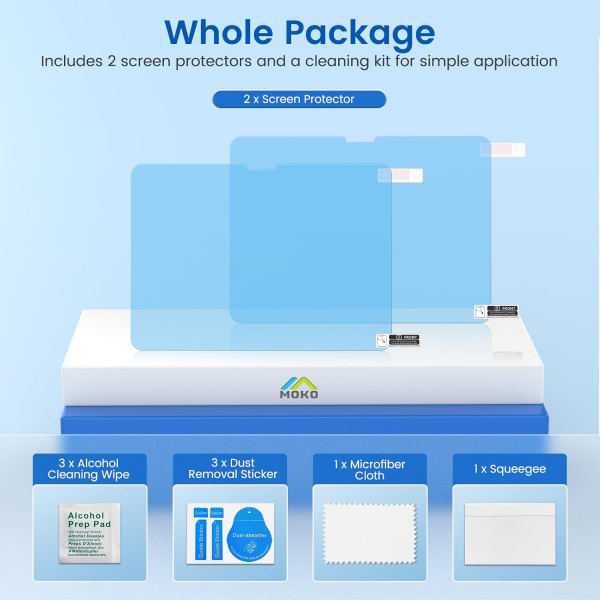 MoKo iPad Pro Mat Ekran Koruyucu (11 in, 2 Adet)