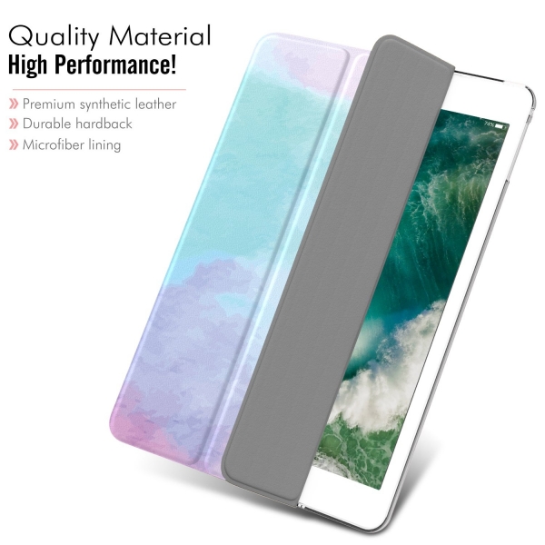 MoKo iPad Standlı Kılıf (10.2 inç)(7.Nesil)-Water Color