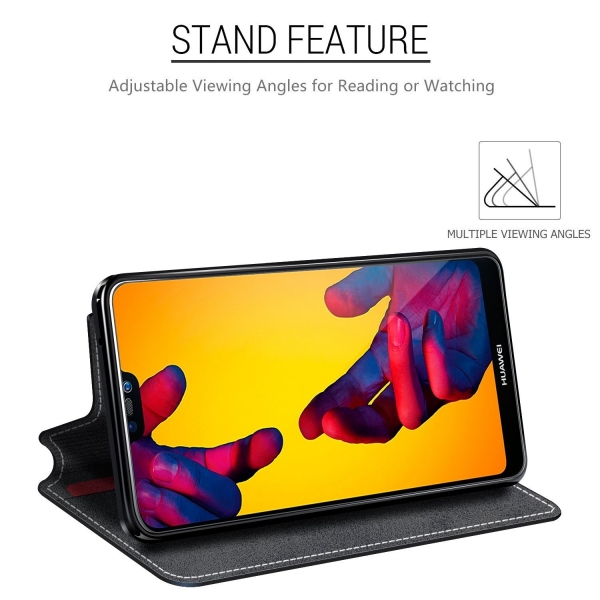 Mobesv Smiley Huawei P20 Lite Czdan Klf-Black Red