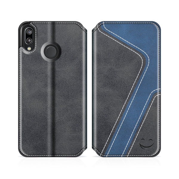 Mobesv Smiley Huawei P20 Lite Czdan Klf-Black Dark Blue