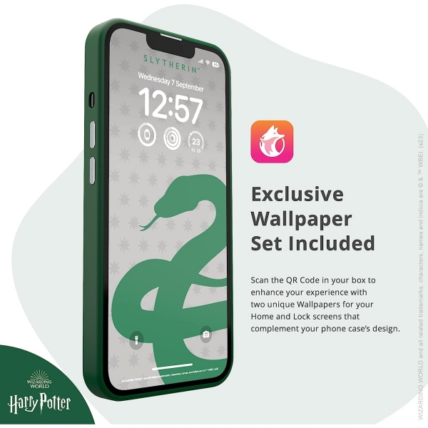 MobyFox iPhone 14 Plus Harry Potter Slytherin Klf