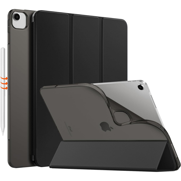  MoKo Kalem Blmeli iPad Air Klf (13 in)-Black