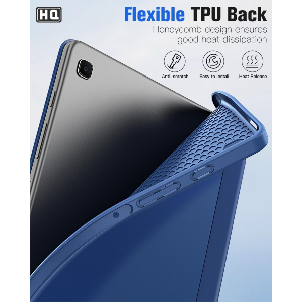 Moko Galaxy Tab S6 Lite Standl Klf (10.4 in)-Navy Blue