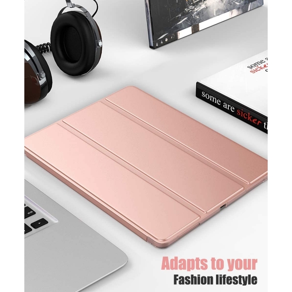 Moko iPad Pro Standl Klf (12.9 in)(4.Nesil)-Rose gold