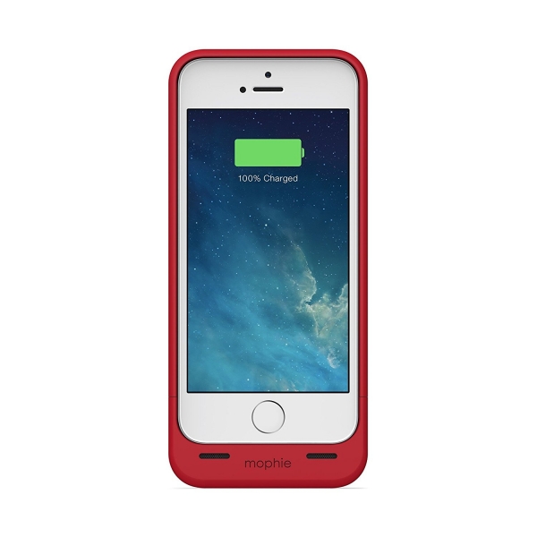 Mophie Apple iPhone 5 / 5S / SE Bataryal Klf (2100 mAh)-Red