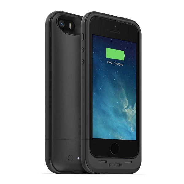 Mophie Apple iPhone 5 / 5S / SE Bataryal Klf (2100 mAh)-Black