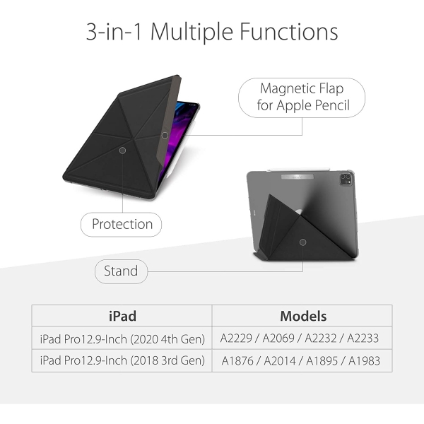 Moshi Apple iPad Pro VersaCover Klf (12.9 in)(2020)