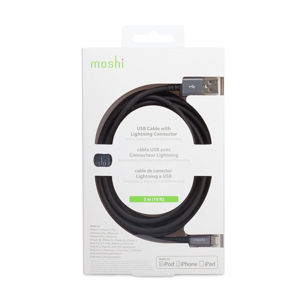 Moshi Lightning Konnekt�r/USB Kablo (3M)
