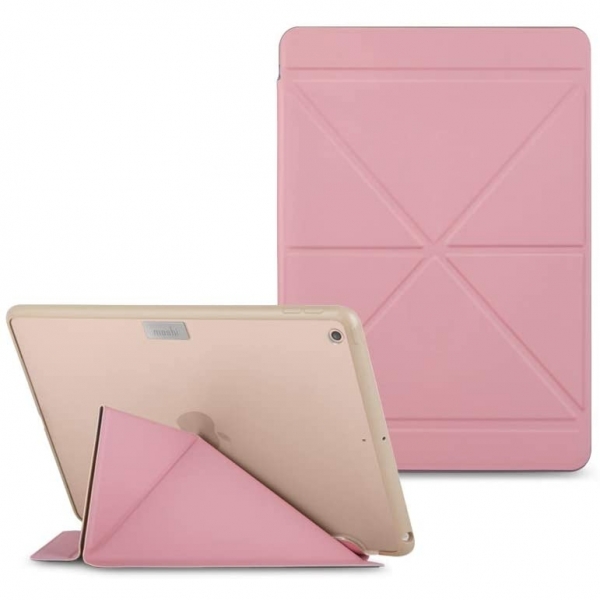 Moshi VersaCover Origami Serisi iPad Klf (10.2 in)-Sakura Pink