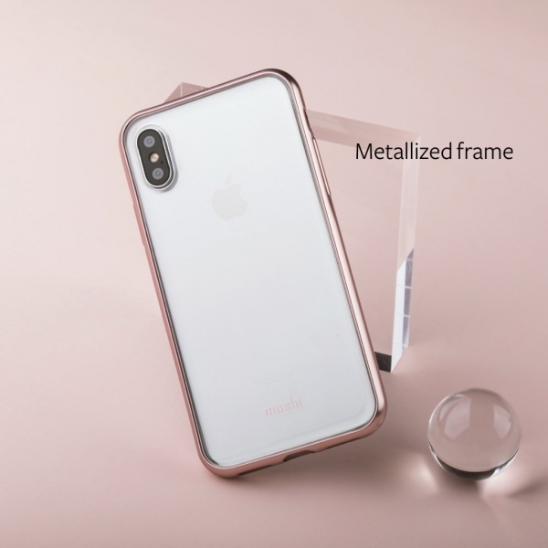 Moshi iPhone X Vitros Klf (MIL-STD-810G)-Orchid Pink