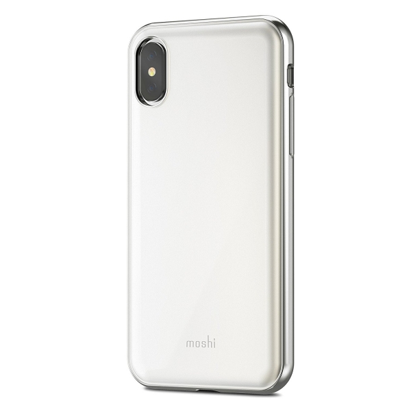 Moshi iPhone X iGlaze Stylish Klf (MIL-STD-810G)-White