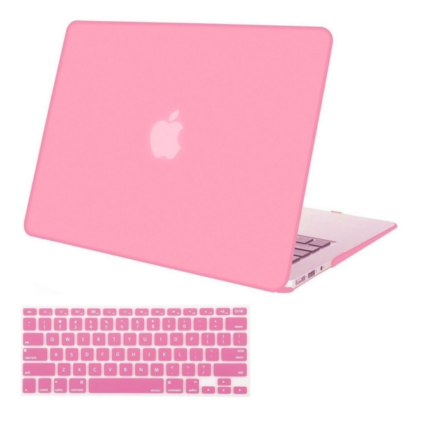 Mosiso MacBook Air 11 in Keyboard Kapakl Klf-Pink