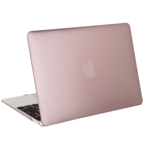 Mosiso Retina Ekranl Macbook 12 in Hard Klf-Rose Gold