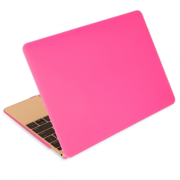 Mosiso Retina Ekranlı Macbook 12 inç Hard Kılıf-Rose Pink