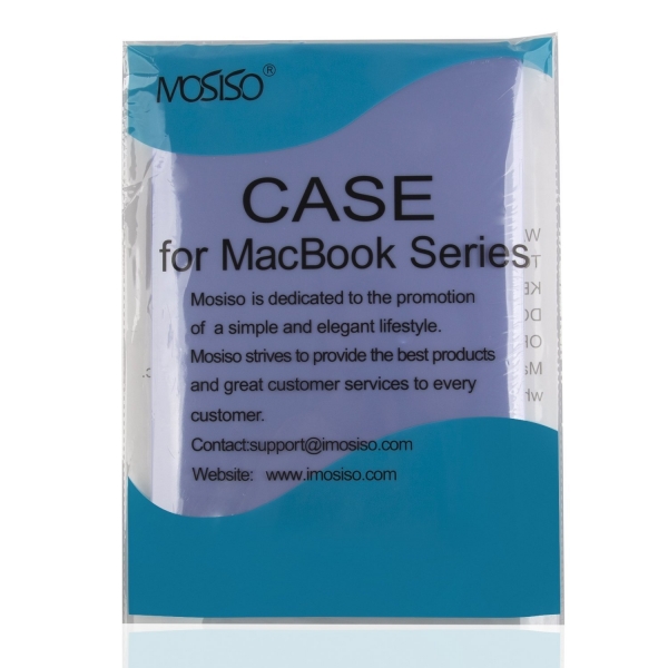 Mosiso Retina Ekranl Macbook 12 in Hard Klf-Serenity Blue