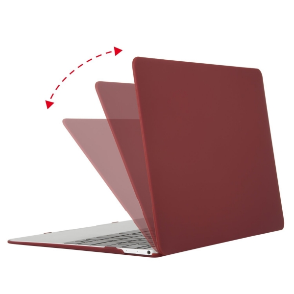 Mosiso Retina Ekranl Macbook 12 in Hard Klf-Wine Red