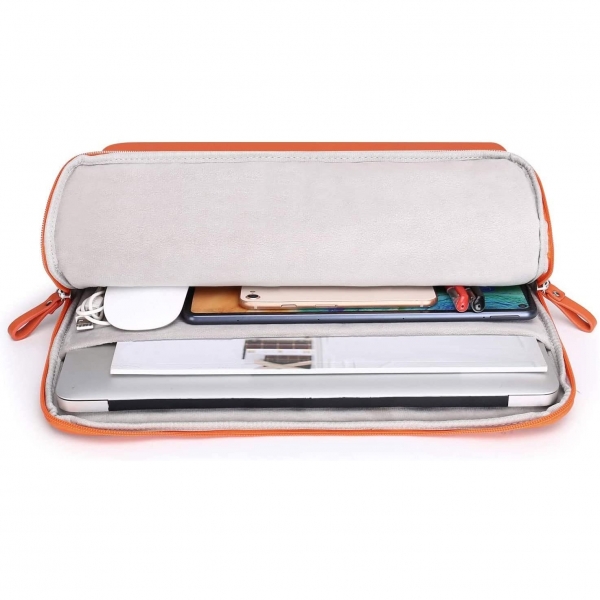 Mosiso Deri Laptop antas (13-13.3 in)-Orange