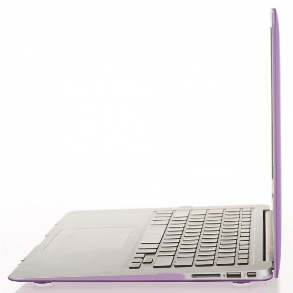 Mosiso MacBook Air 13 in Plastik Sert Kapak Klf-Light Purple