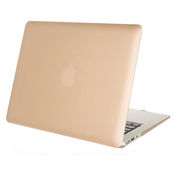 Mosiso MacBook Air 13 in Plastik Sert Kapak Klf-Gold