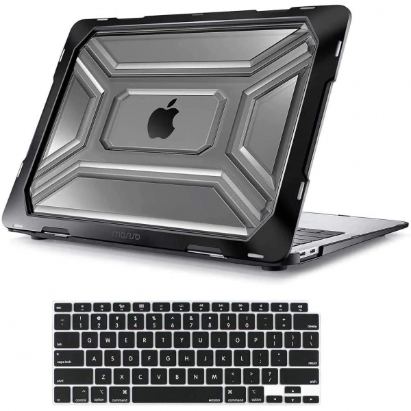 Mosiso MacBook Air Koruyucu Klf (13 in)(M1)-Black