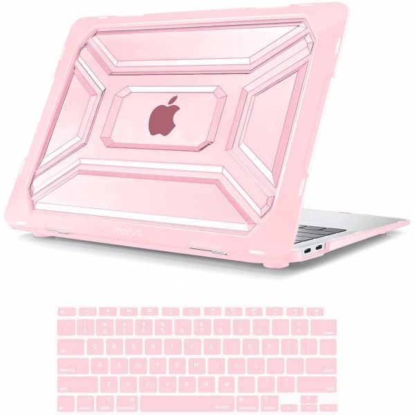 Mosiso MacBook Air Koruyucu Klf (13 in)(M1)-Pink