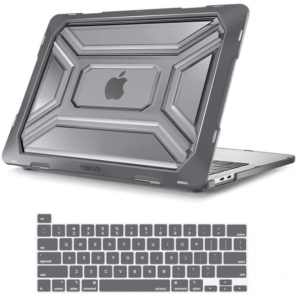 Mosiso MacBook Pro Koruyucu Klf (13 in)(M1)-Grey