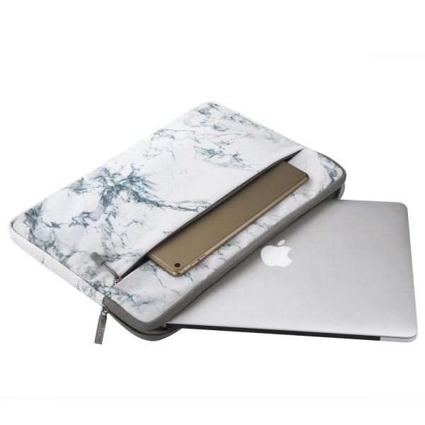 Mosiso MacBook Pro Mermer Desen anta (13-13.3 in)-White