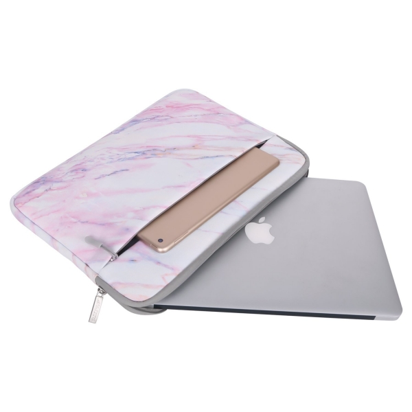 Mosiso MacBook Pro Mermer Desen anta (13-13.3 in)-Pink