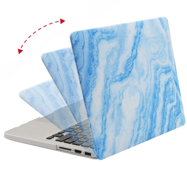 Mosiso Macbook Pro Retina Mermer Desenli Klf (15.4 in)-Blue Marble