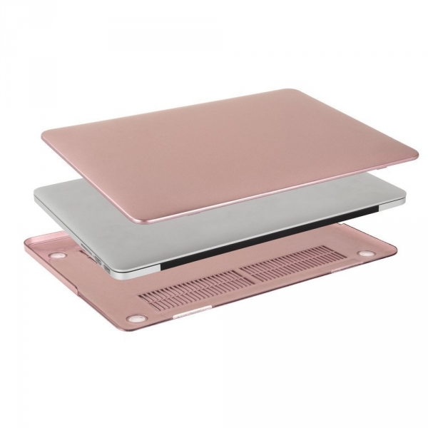 Mosiso MacBook Pro 13 in� Retina Plastik Sert K�l�f Kapak-Rose Gold
