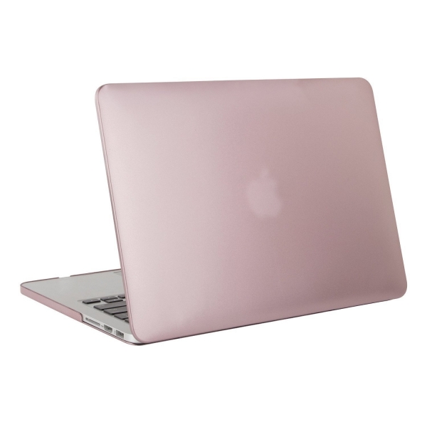 Mosiso MacBook Pro 13 in Retina Plastik Sert Klf Kapak-Rose Gold