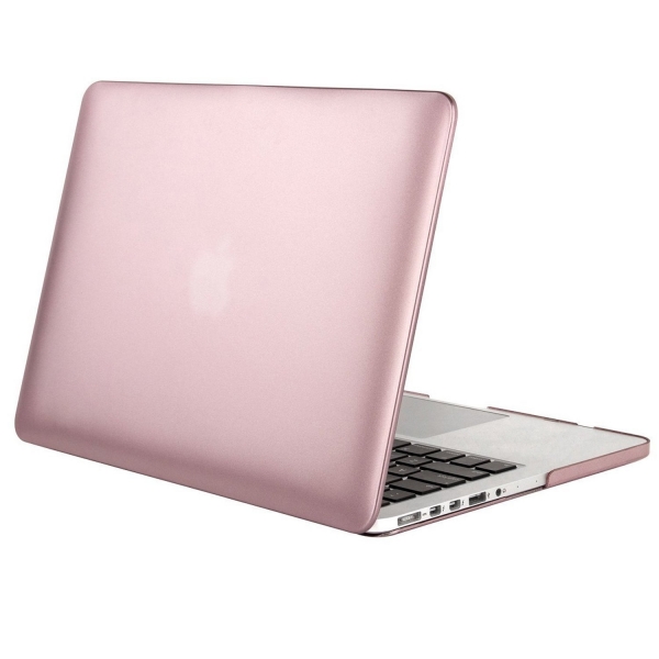 Mosiso MacBook Pro 13 in� Retina Plastik Sert K�l�f Kapak-Rose Gold