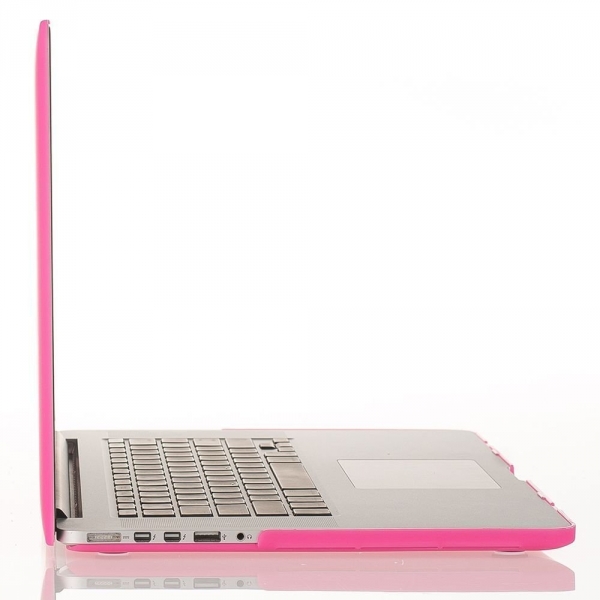 Mosiso MacBook Pro 13 in� Retina Plastik Sert K�l�f Kapak-Rose Red