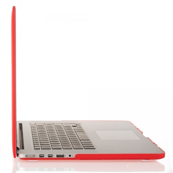 Mosiso MacBook Pro 13 in� Retina Plastik Sert K�l�f Kapak-Red