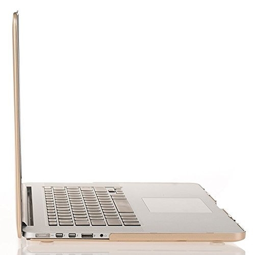 Mosiso MacBook Pro 13 in� Retina Plastik Sert K�l�f Kapak-Gold