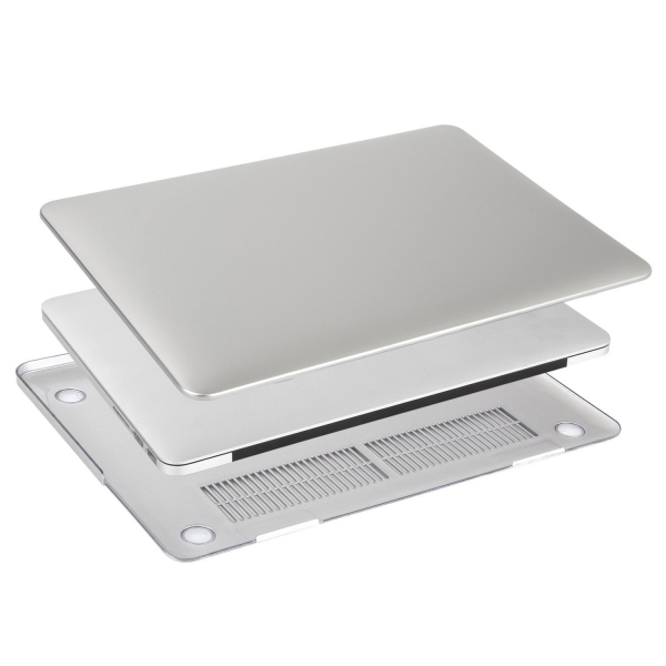 Mosiso MacBook Pro 13 in� Retina Plastik Sert K�l�f Kapak-Silver