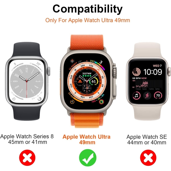 Mothca Apple Watch Ultra 2.Nesil Mat Ekran Koruyucu