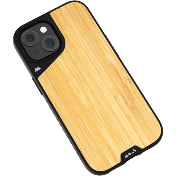 Mous Apple iPhone 15 Plus MagSafe Uyumlu Darbeye Dayankl Klf -Bamboo