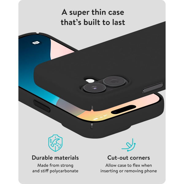 Mous Apple iPhone 16 Slim Klf-Black