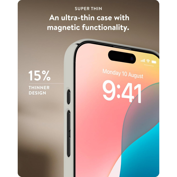 Mous Apple iPhone 16 Slim Klf-Stone