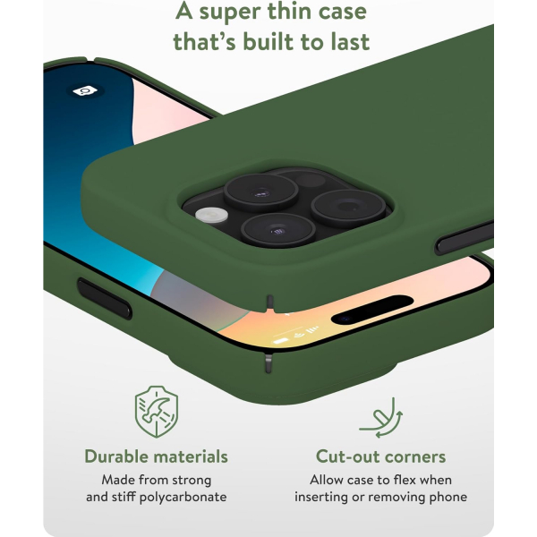 Mous Apple iPhone 16 Pro Max Slim Klf-Green