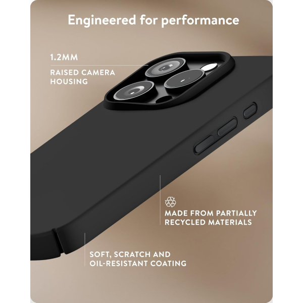 Mous Apple iPhone 16 Pro Max Slim Klf-Black