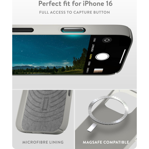 Mous Apple iPhone 16 Pro Max Slim Klf-Stone