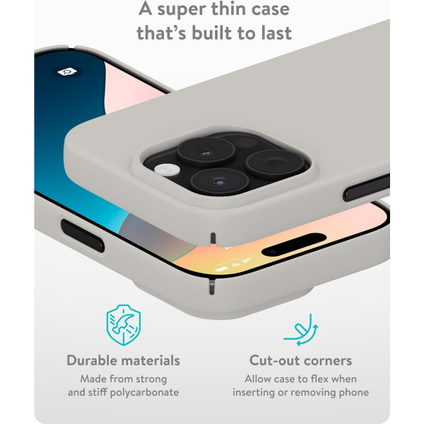 Mous Apple iPhone 16 Pro Max Slim Klf-Stone