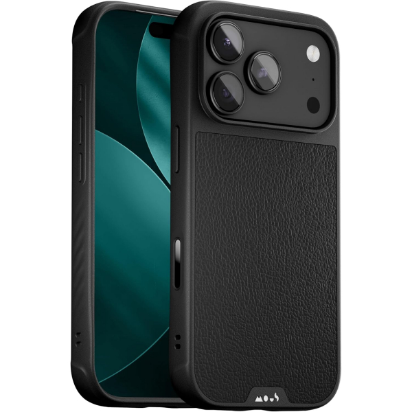 Mous Apple iPhone 17 Pro Limitless K�l�f-Black Leather