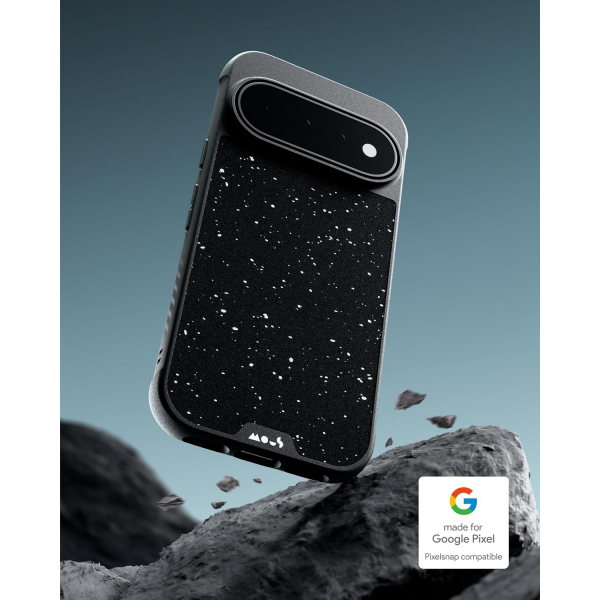 Mous Limitless Aramid Google Pixel 11 Pro Uyumlu K�l�f-Speckled Black