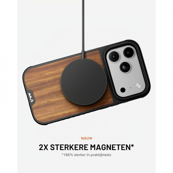 Mous Limitless iPhone 18 Pro Max K�l�f-Walnut