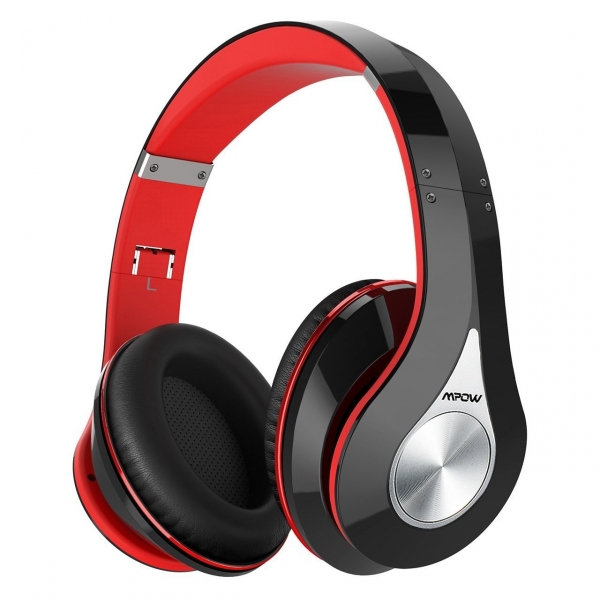 Mpow Stereo Kablosuz Bluetooth Hi-Fi Kulak st Kulaklk-Red